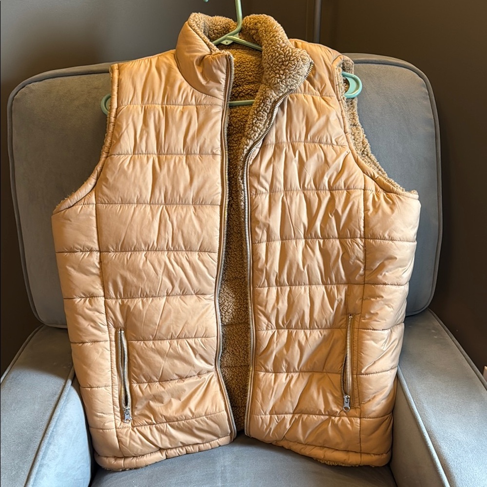 Maurices Tan Sherpa Vest